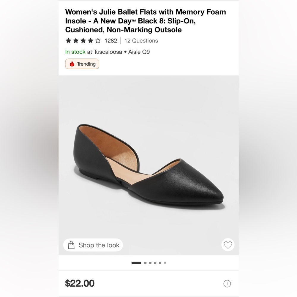 Black Women's Flats